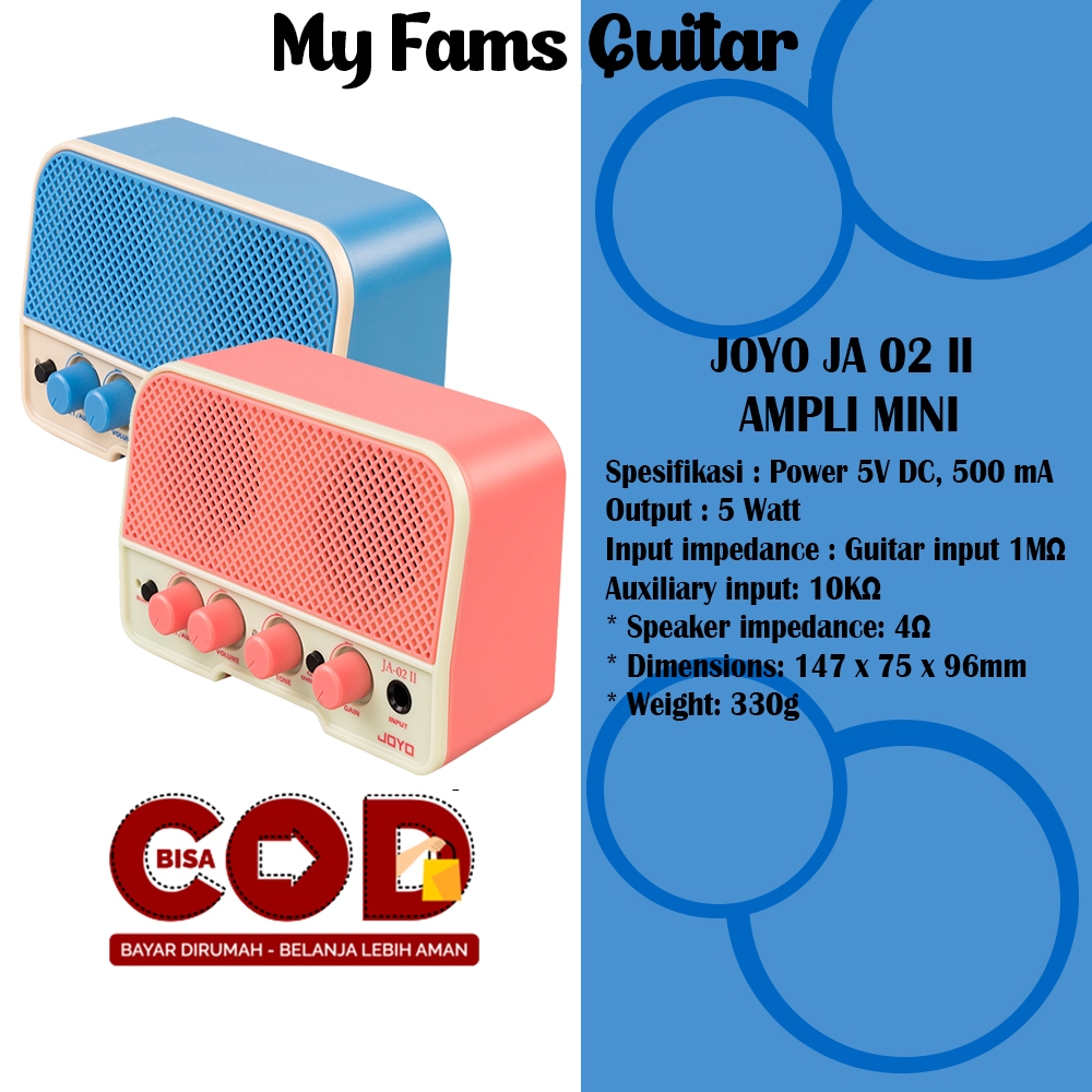 Joyo JA-02 Mini Ampli gitar listrik/elektrik