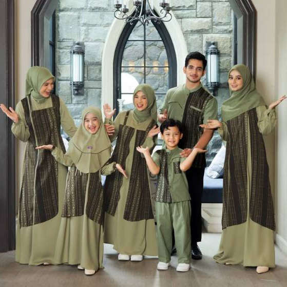 Rauna Pride - Sarimbit Rania Baju Couple Keluarga ( Gamis Koko Dress Anak )