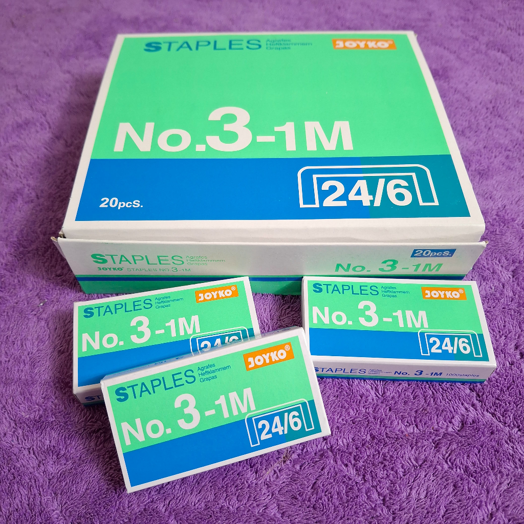 

Isi stapler / Staples BESAR Joyko No. 3 - 1M