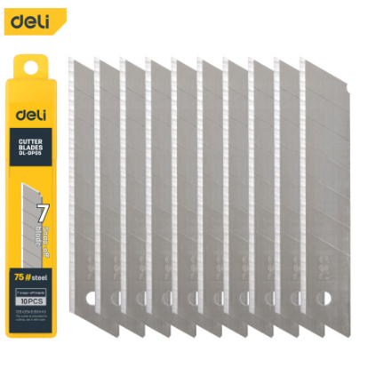 

Deli Cutter / Isi Ulang Cutter SK5 10pcs Tajam Dan Anti Karat / 9MM,18MM,25MM / DL-DP05