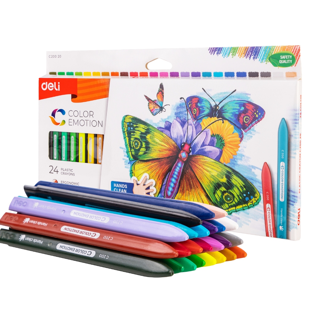 

Deli Crayon Segitiga 24 Warna Anti Kotor dan Patah - Krayon Warna Lengkap EC20020