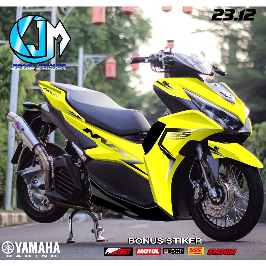 COD DECAL TERBARU decal sticker Aerox 155 NEW Connected FULL BODY DESIGN SIMPEL WARNA TERBARU AEROX 