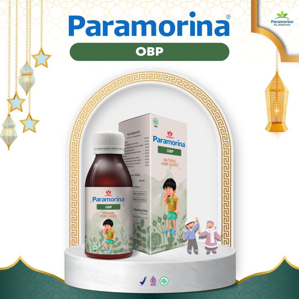 PARAMORINA OBP (Obat Batuk Pilek) Vitamin Batuk Pilek Anak usia 1 tahun sampai 12 tahun - Alabama