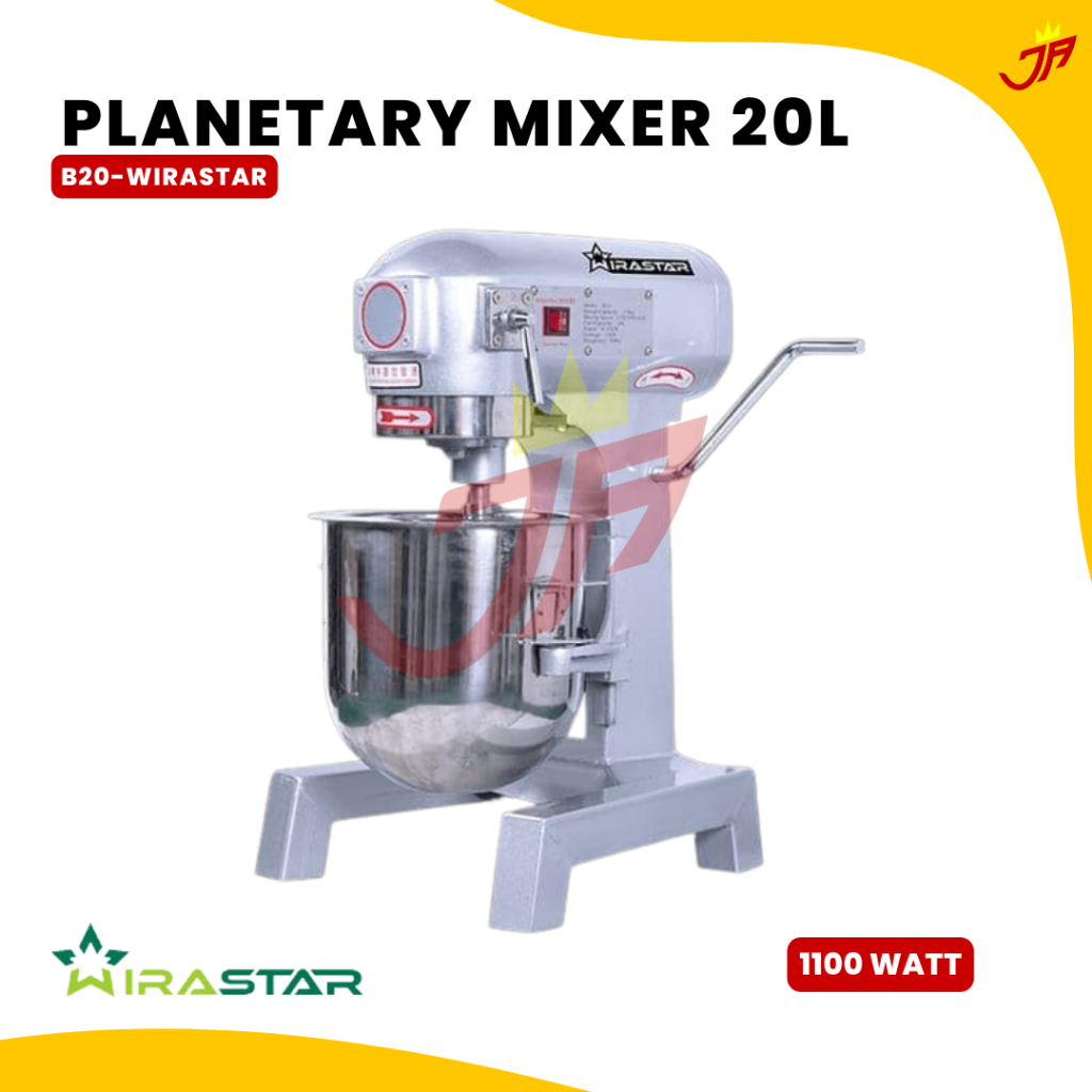 Planetary Mixer 20L B20 Wirastar/Mixer Roti 20Liter/Mixer Adonan