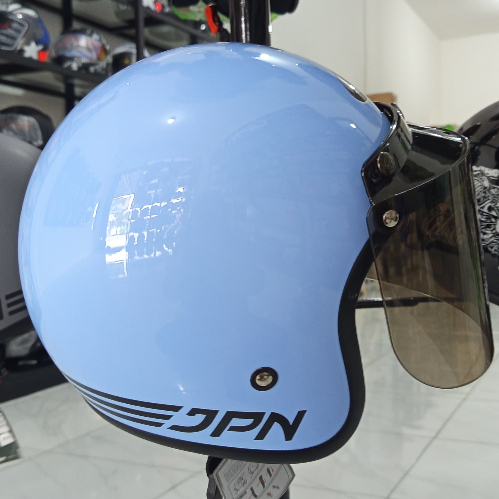 HELM JPN ARC KACA MONSA LIGHT BLUE CAPRI