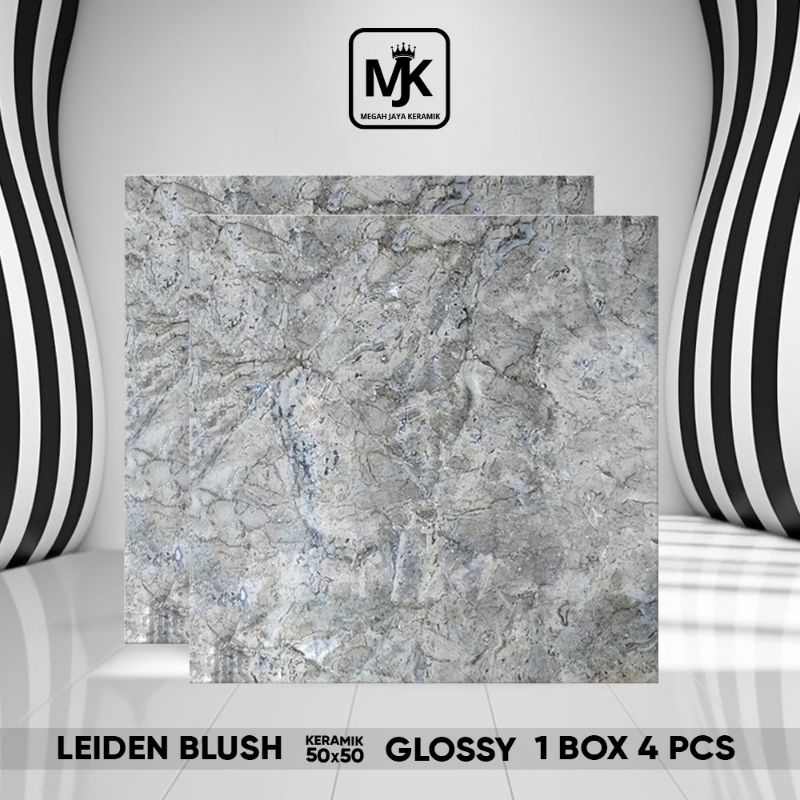 RK Keramik Lantai Gemilang Leiden Blush 50 x 50 Cutting