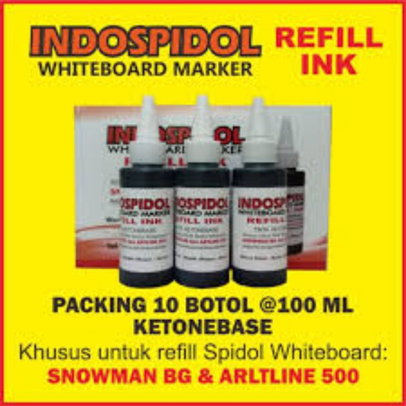 

TINTA white board INDOSPIDOL 100ml harga promo