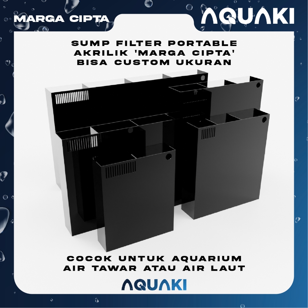 SUMP FILTER PORTABLE AQUARIUM AQUASCAPE