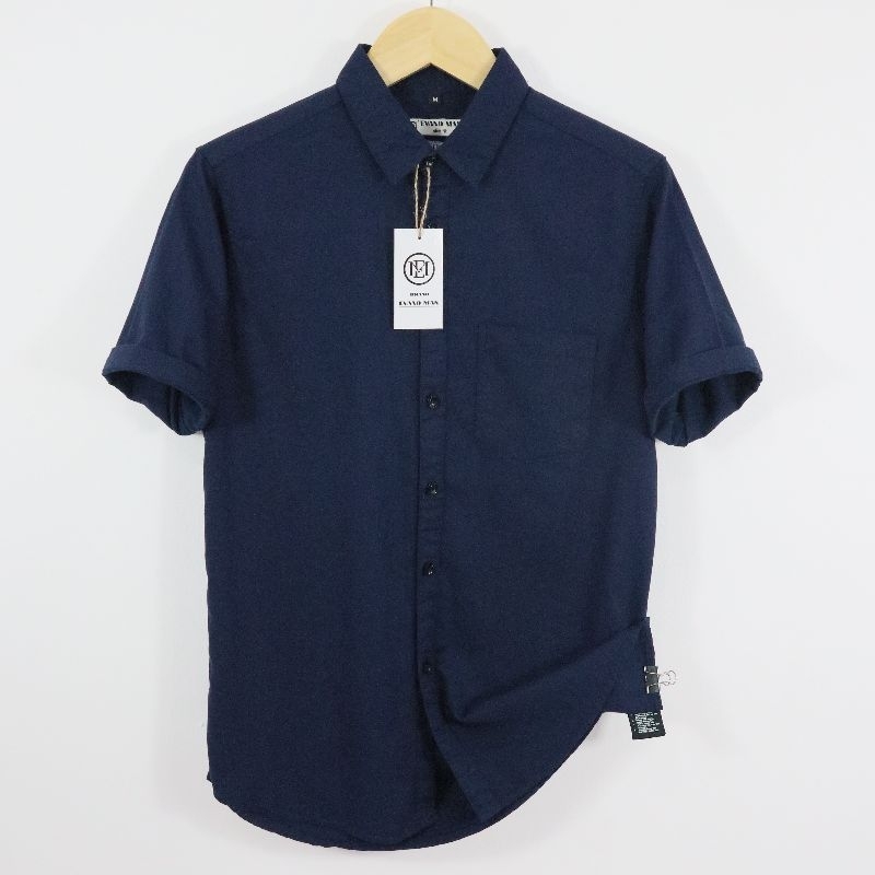 Kemeja lengan pendek cowok kemeja katun lengan pendek pria