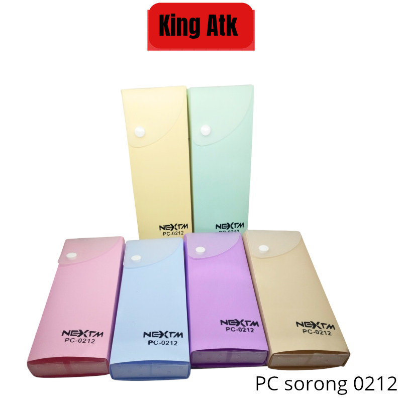 

KING ATK - Tempat pensil sorong nextm Pensil Slide Tarik Pensil Case Warna Pastel