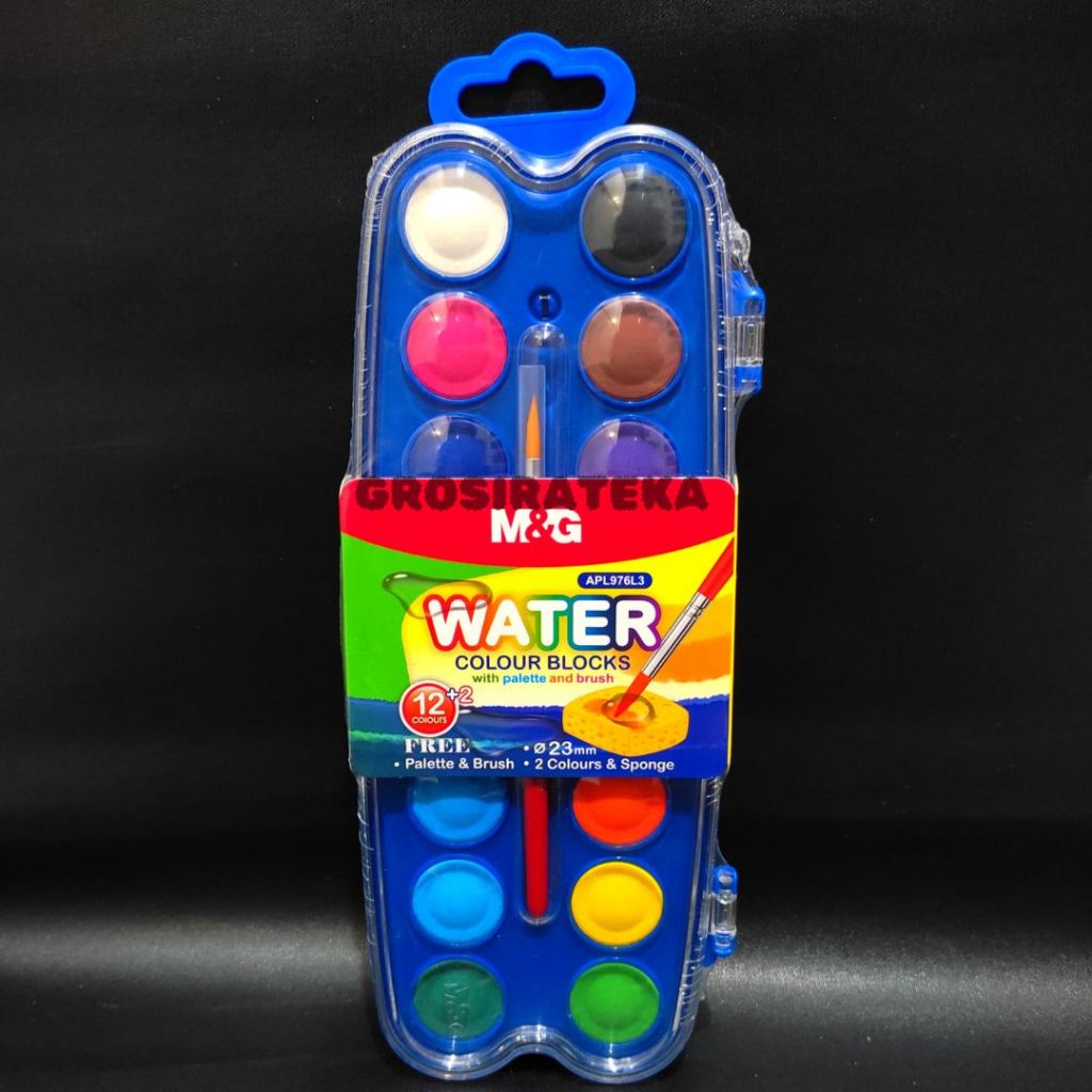 

CAT AIR, CAT WARNA, WATER COLOR APL976L3 12 WARNA M&G