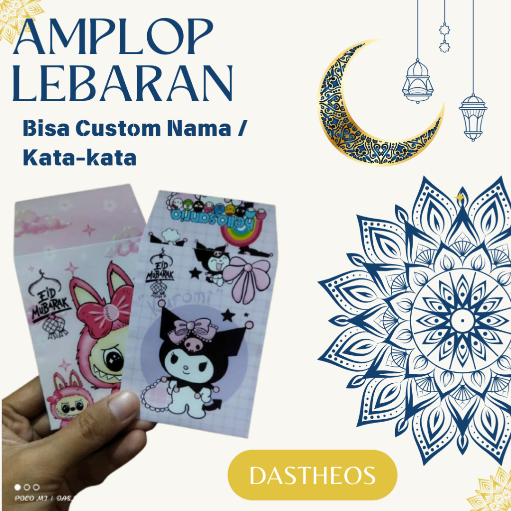 

Amplop Lebaran Karakter isi 12pcs