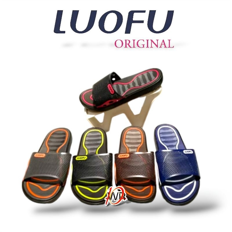 Sandal Pria LUOFU Slop Original Size 40-44