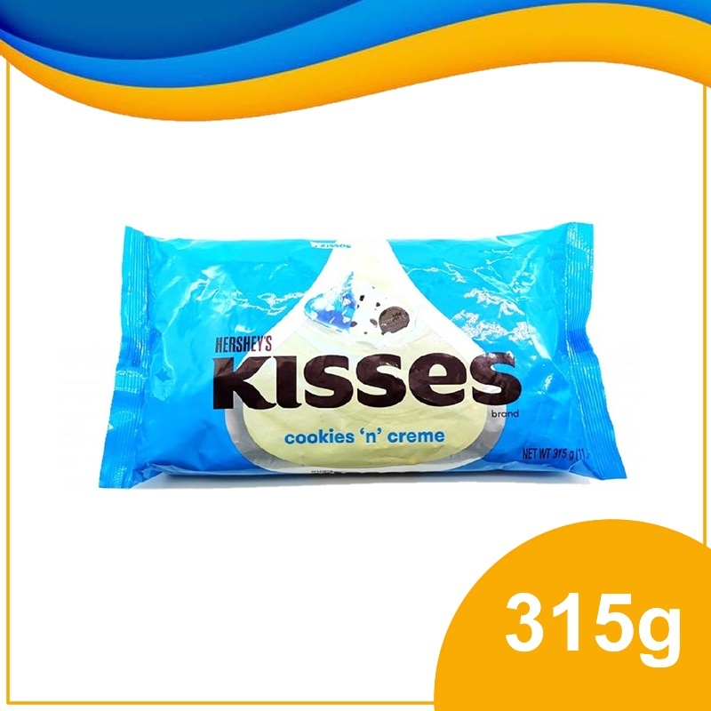 

Cokelat SNACK IMPORT READYSTOCK Hershey's Kisses Milk Chocolate Cookies n Creme 315g Siap Kirim Jastip Malaysia Singapore Oleh-Oleh Malaysia Kuala Lumpur Singapore