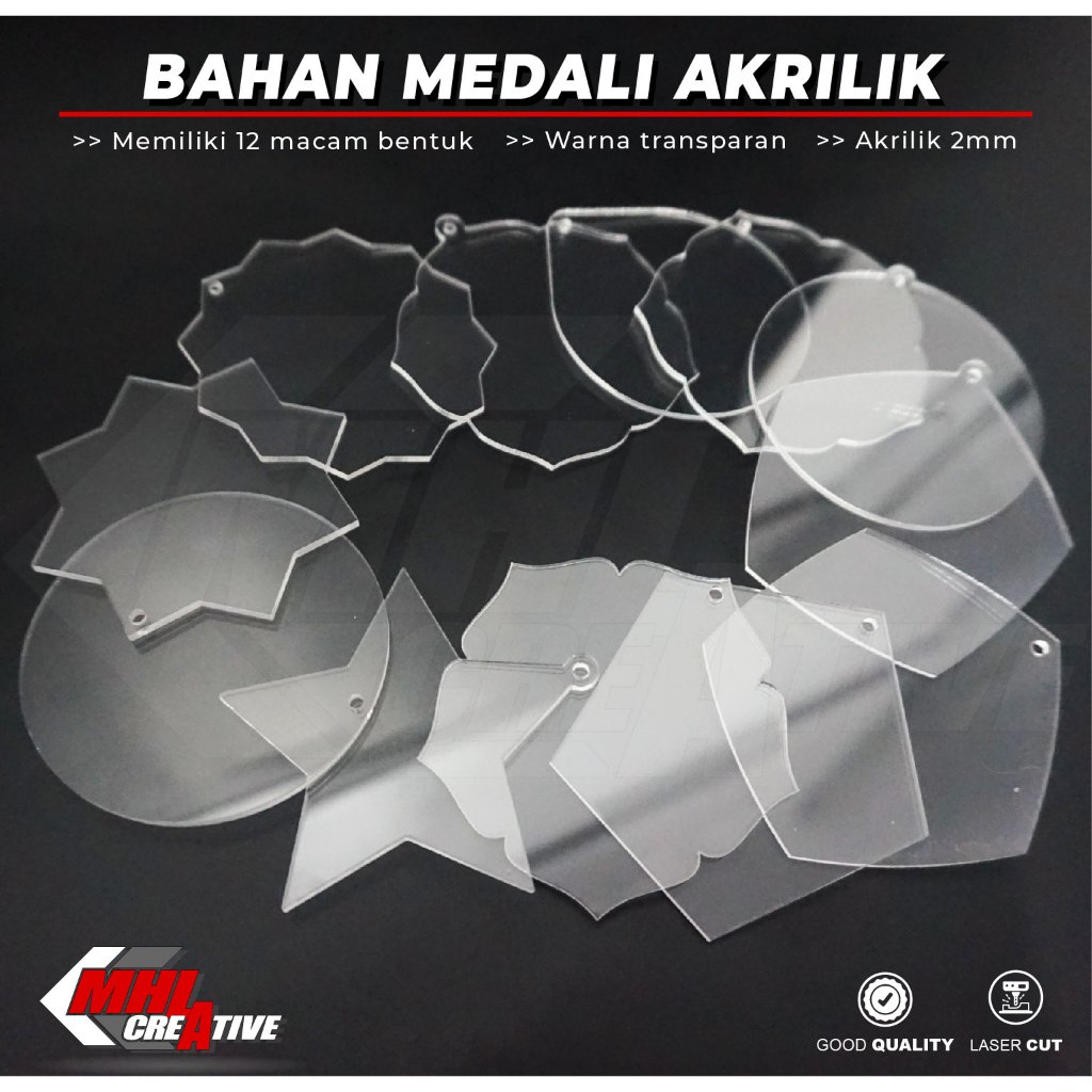 

BAHAN MEDALI WISUDA AKRILIK POLOS 6,5 CM - BAHAN MEDALI AKRILIK POLOS - BAHAN MEDALI AKRILIK BENING 6,5 CM TEBAL 2MM