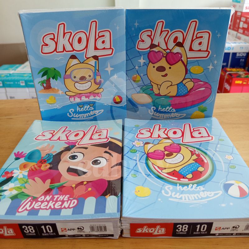 

Buku Tulis SKOLA By Sidu Isi 38 Lembar
