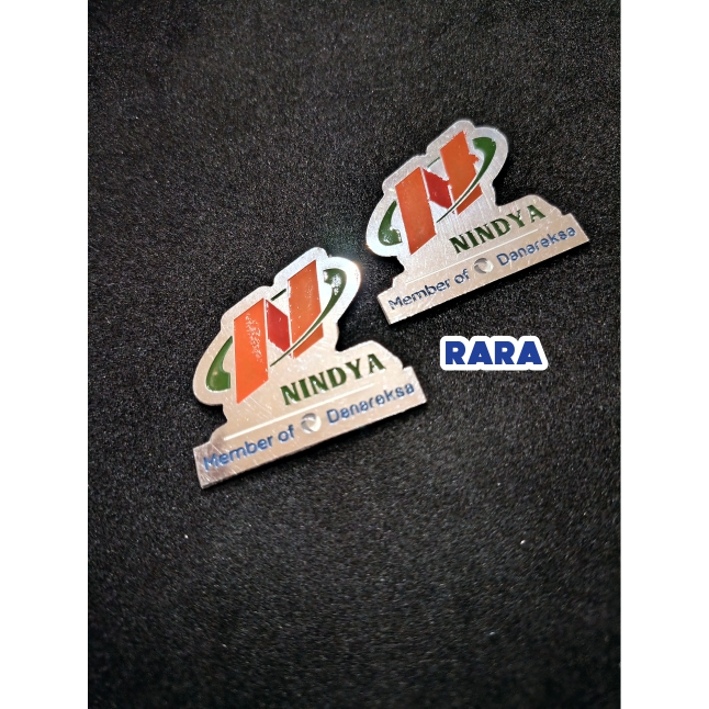 Pin NINDYA custom, pin custom, pin jas, pin kerah