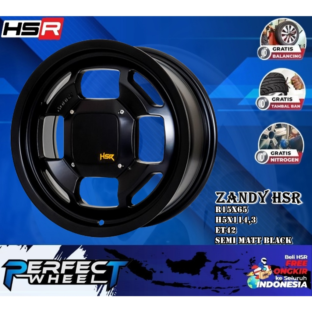 Velg Mobil Grandmax R15 Hsr Wheel Zandy Terbaru Velg Mobil L300 Innova Ertiga Taruna Luxiona