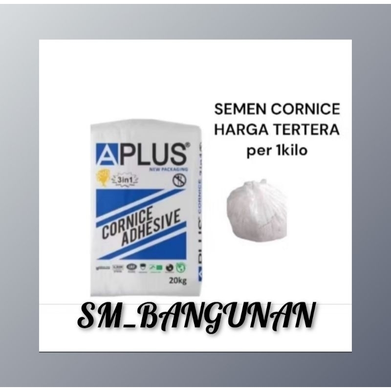 SEMEN CORNICE / SEMEN GYPSUM / DEMPUL GYPSUM PER 1kilo