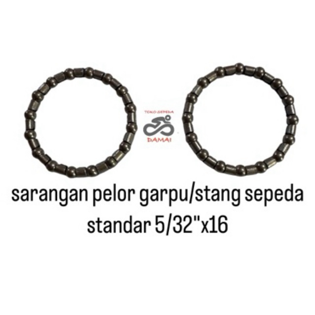 Sarangan Pelor Gotri Lahar Garpu/Fork/Stang Standar Sepeda Anak-anak/Dewasa 5/32 X 16 TAIWAN| High Q