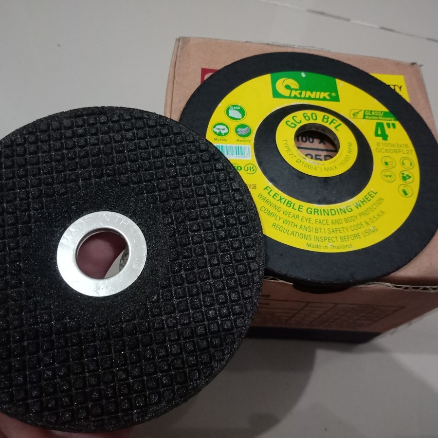 Batu gerinda flexibel kinik poles keramik granit 4 inch