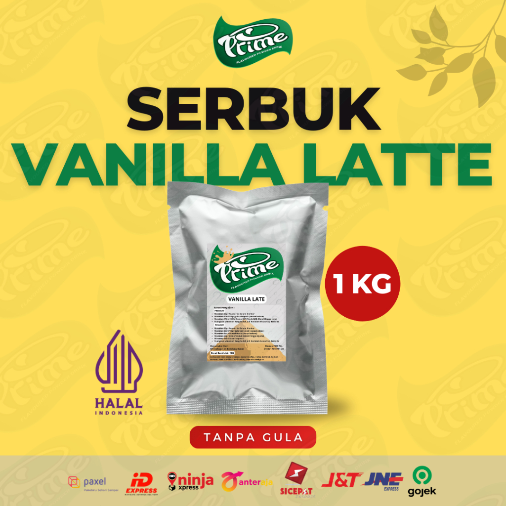 

Powder Prime Rasa Vanilla Latte / Bubuk Minuman Tanpa Gula 1 Kg- VANILLA LATTE