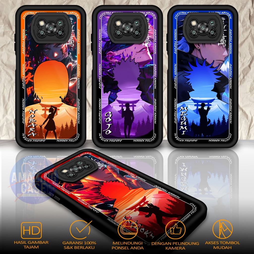 Case Premium Compatible For POCO X3  X3 NFC X3 PRO  Motif JTSK Casing Softcase Glossy Anti Jamur