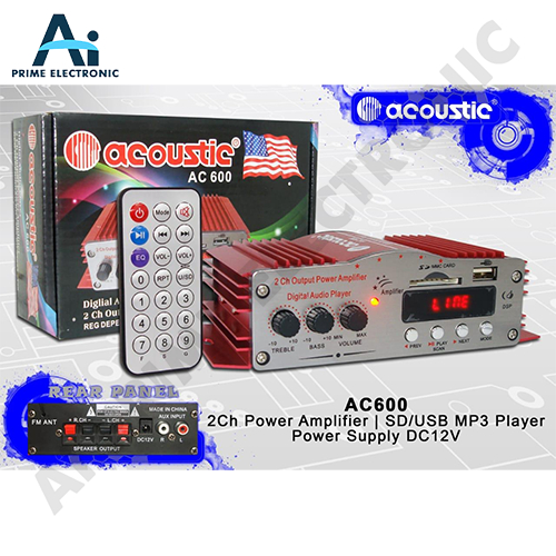 ACOUSTIC AC 600 Power Amplifier Mini Power Ampli