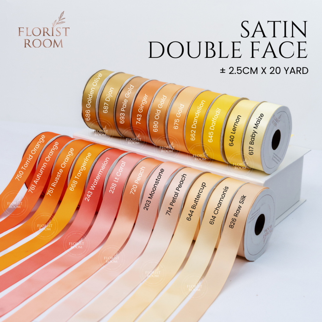 

Pita Satin Double Face ±2.5cm x 20yard