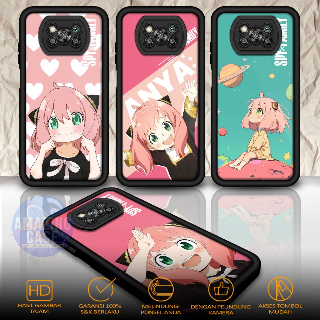 Case Premium Compatible For POCO X3  X3 NFC X3 PRO  Motif SPY Casing Softcase Glossy Anti Jamur
