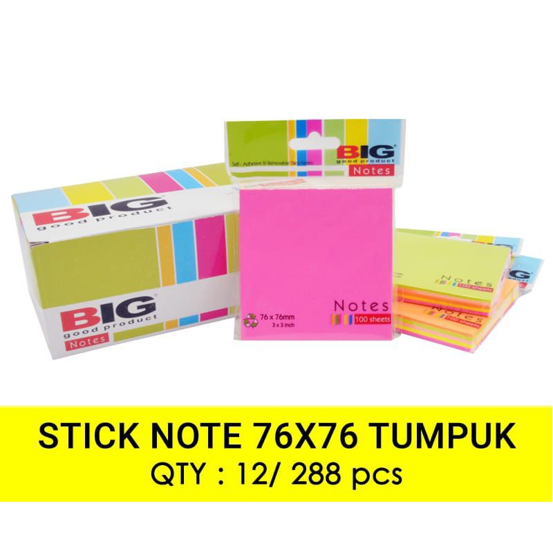 

Post it big 76x76 tumpuk