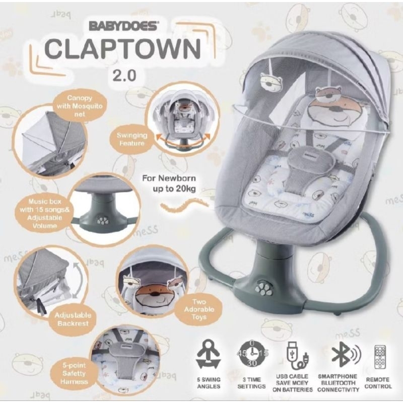 babydoes claptown swing ayunan elektrik bayi preloved