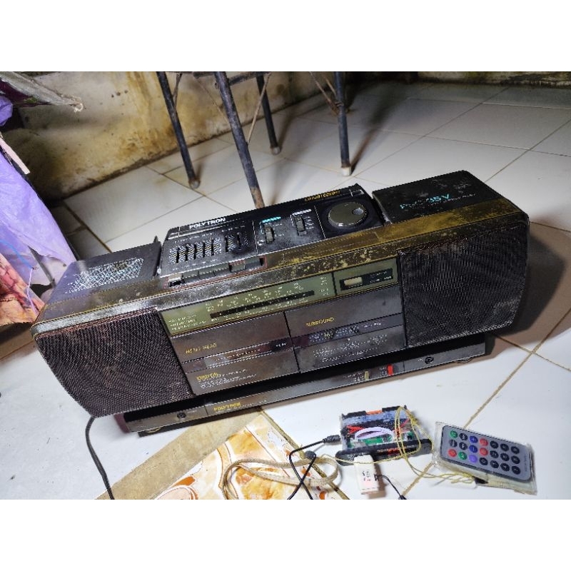 Radio Casset Bazzoke Polytron  PSC-35V Sesepuh Radio Jadul Antik Gagah Mempesona, Beruntung yang mem