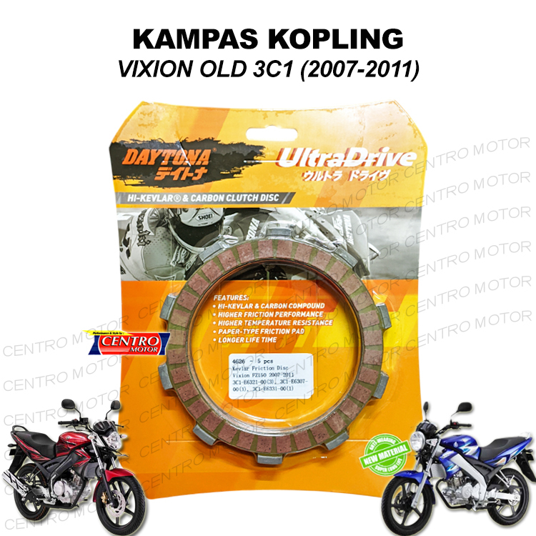 Kampas Kopling VIXION OLD 3C1. Daytona Carbon Kevlar