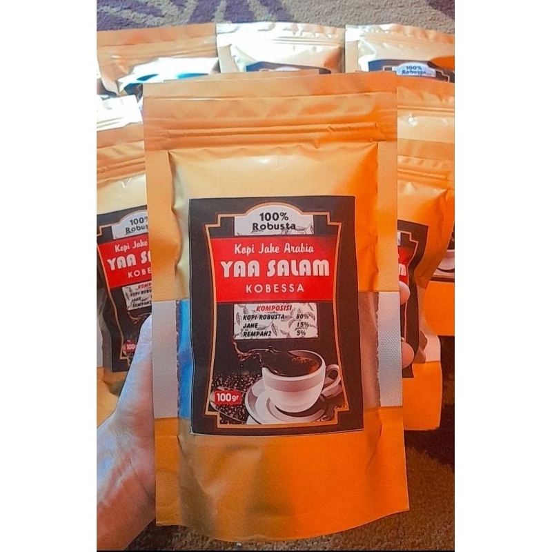 

Kopi Robusta Aceh 100% Dengan Jahe Rempah Arabia | Full Robusta Non Pengawet Isi 100gr