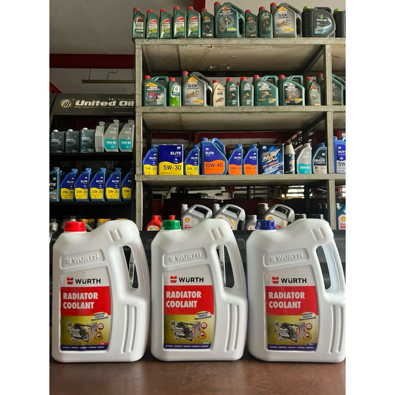 WURTH Radiator Coolant Air Radiator Mobil 5 Lt