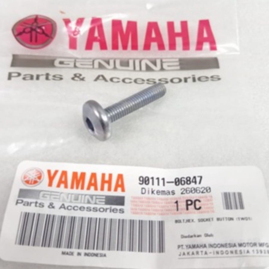 Baut Tameng/ Tutup Knalpot Yamaha R25, MT25 90111-06847