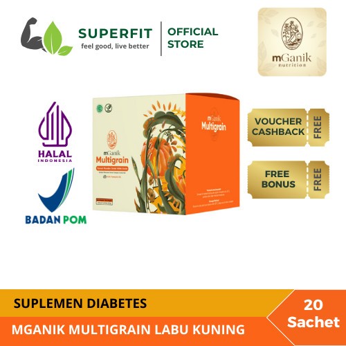 

mGanik Multigrain Pumpkin - Suplemen Diabetes