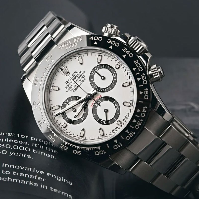 【100% ASLI】Original Jam tangan Rolex Cosmograph Daytona Automatic 18CT Teflon material 40mm Oysterst