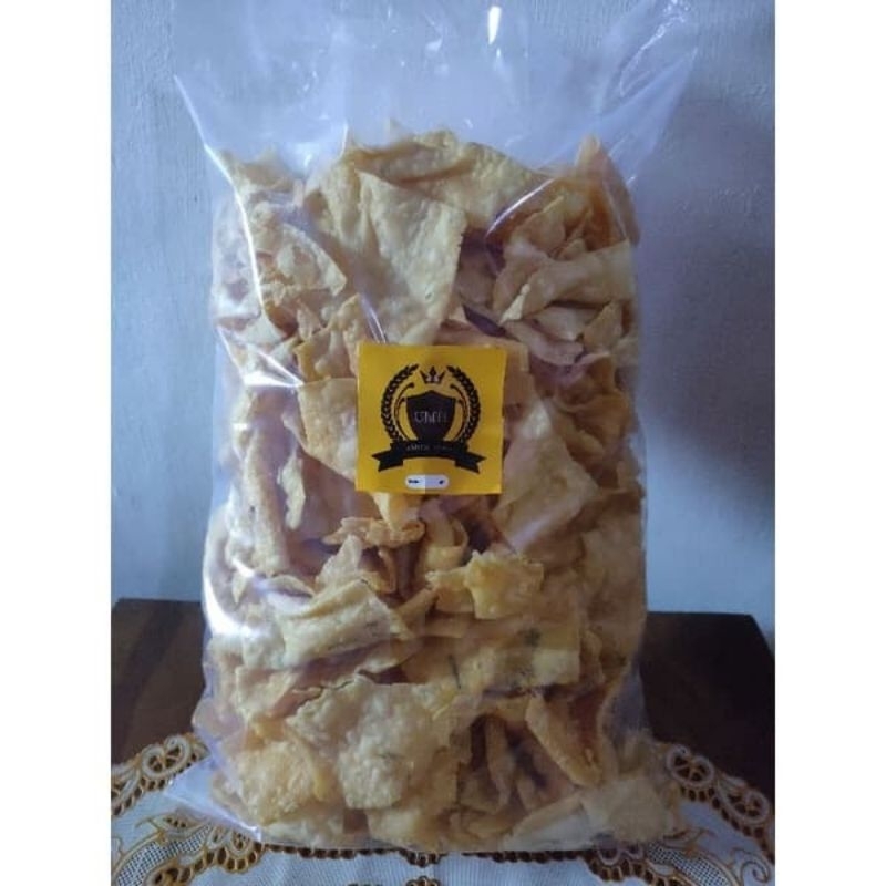 

Kripik Pangsit kiloan