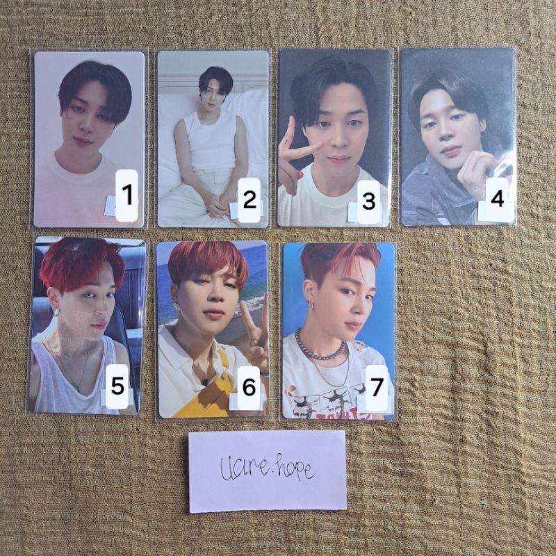 WTS PHOTOCARD BTS OFFICIAL JIMIN