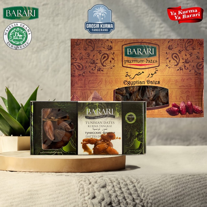 

paket Kurma barari Tunisia Tangkai & Mesir 1kg