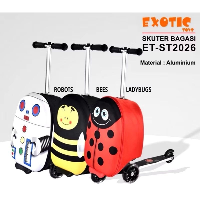 Scooter / Skuter Anak Roda Tiga exotic ST-2026 Koper