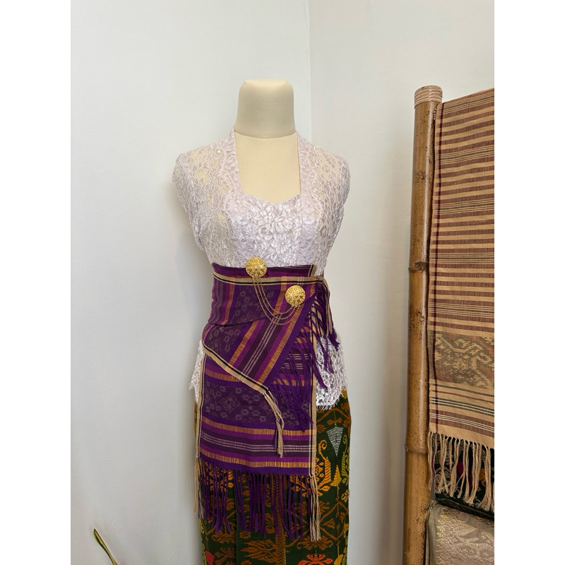 Selendang Plendoan Mix Gringsing Asli Tenganan