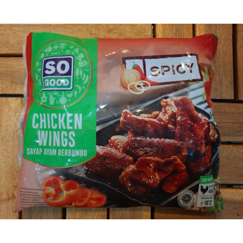 

So good spicy chicken wing 400gr