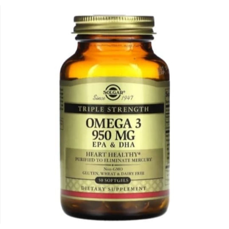 solgar omega 3 950mg EPA & DHA  50 sofgels