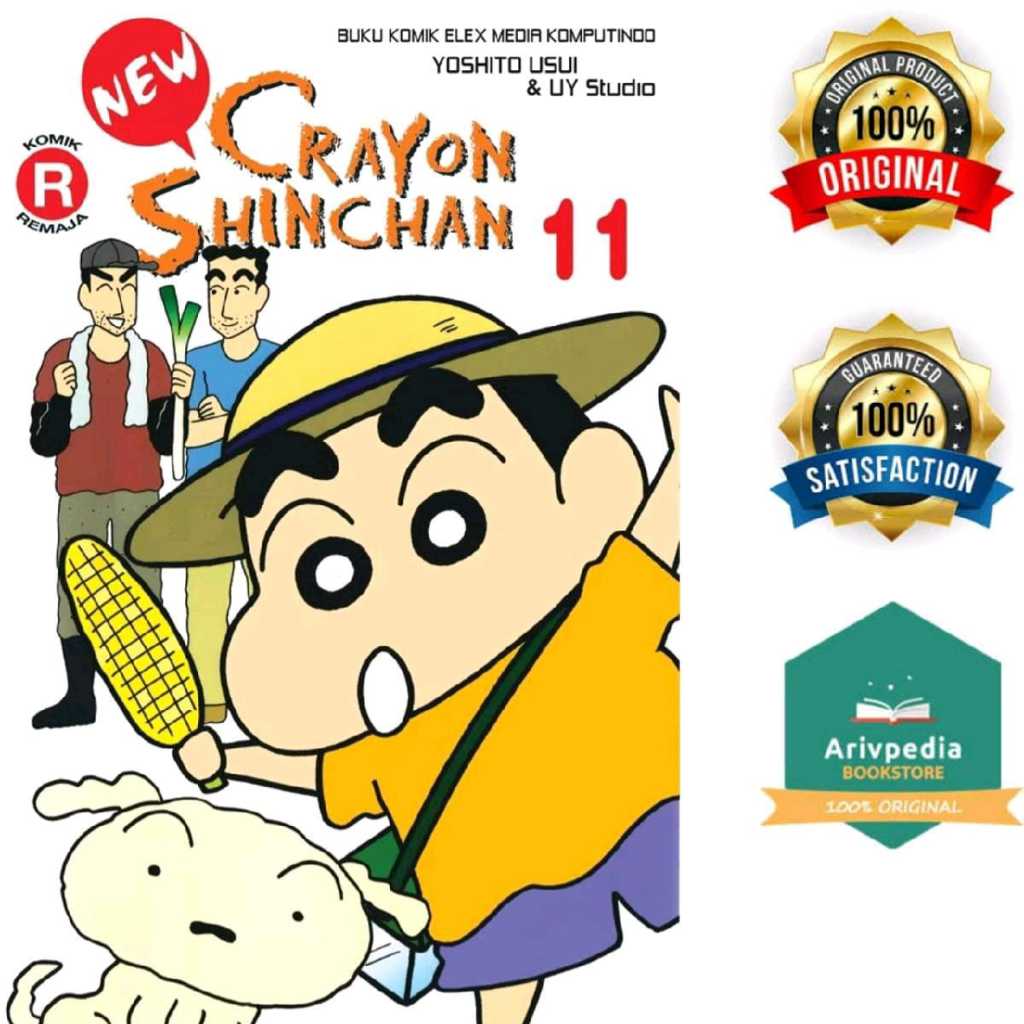 New Crayon Shinchan 1 2 3 4 5 6 7 8 9 10 11 (Komik Segel Original)