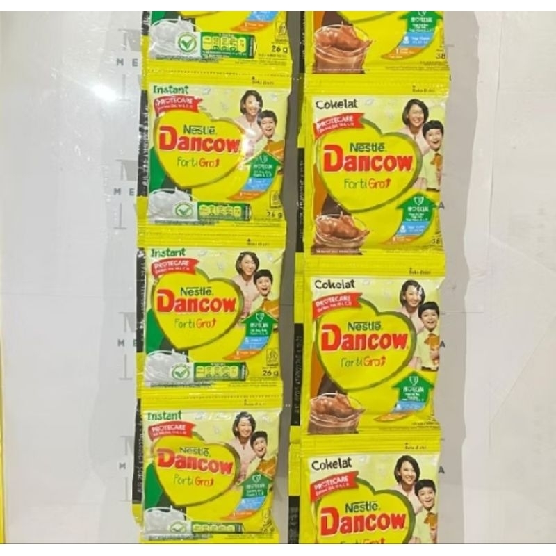 

Dancow Fortigro Rasa Cokelat/Vanilla 1 renceng isi 10 sachet @26g