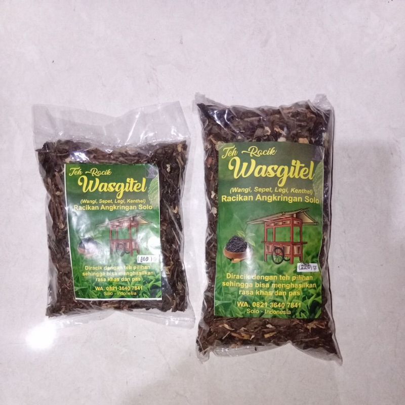 

Teh Racik Angkringan solo Wasgitel (wangi,sepet,legi,kenthel)