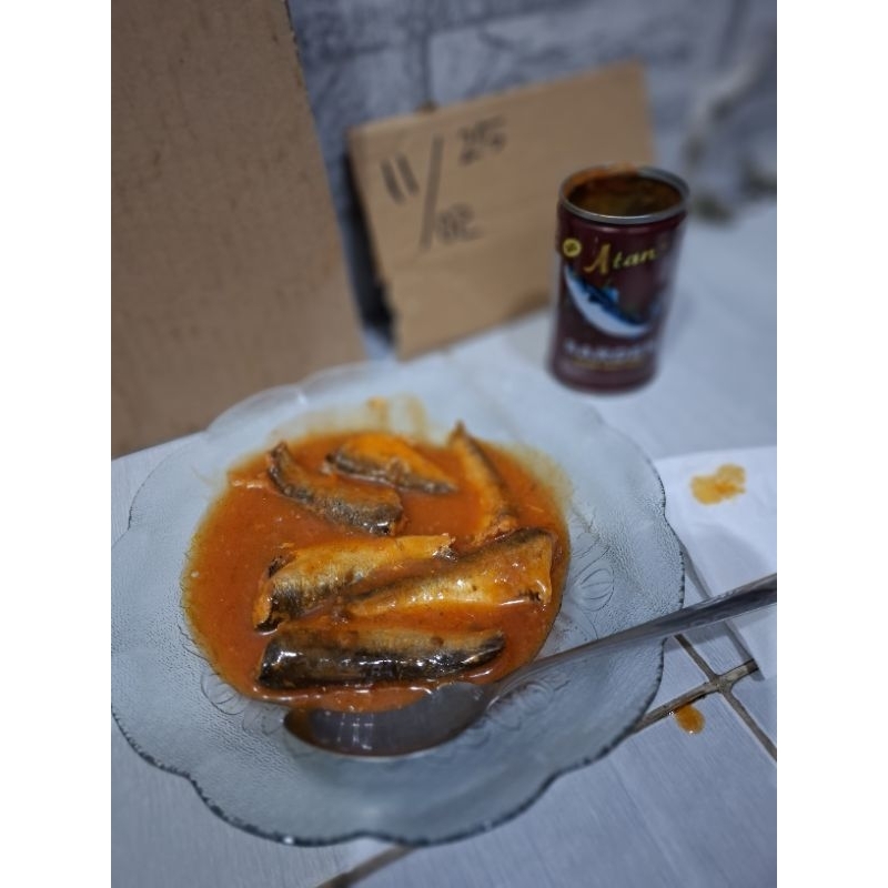 

PAKET HEMAT SARDEN ATAN ATLANTIC 155gr Exp 05/2026 - 6 KALENG